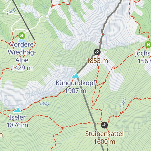 Map of Kühgundkopf
