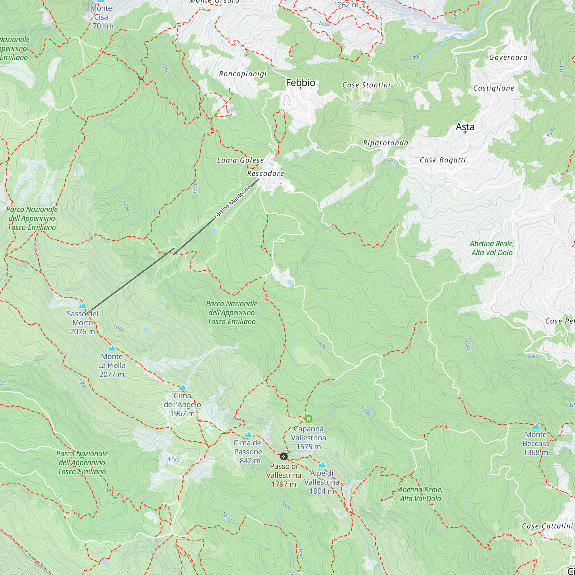 Rifugio Pianvallese map