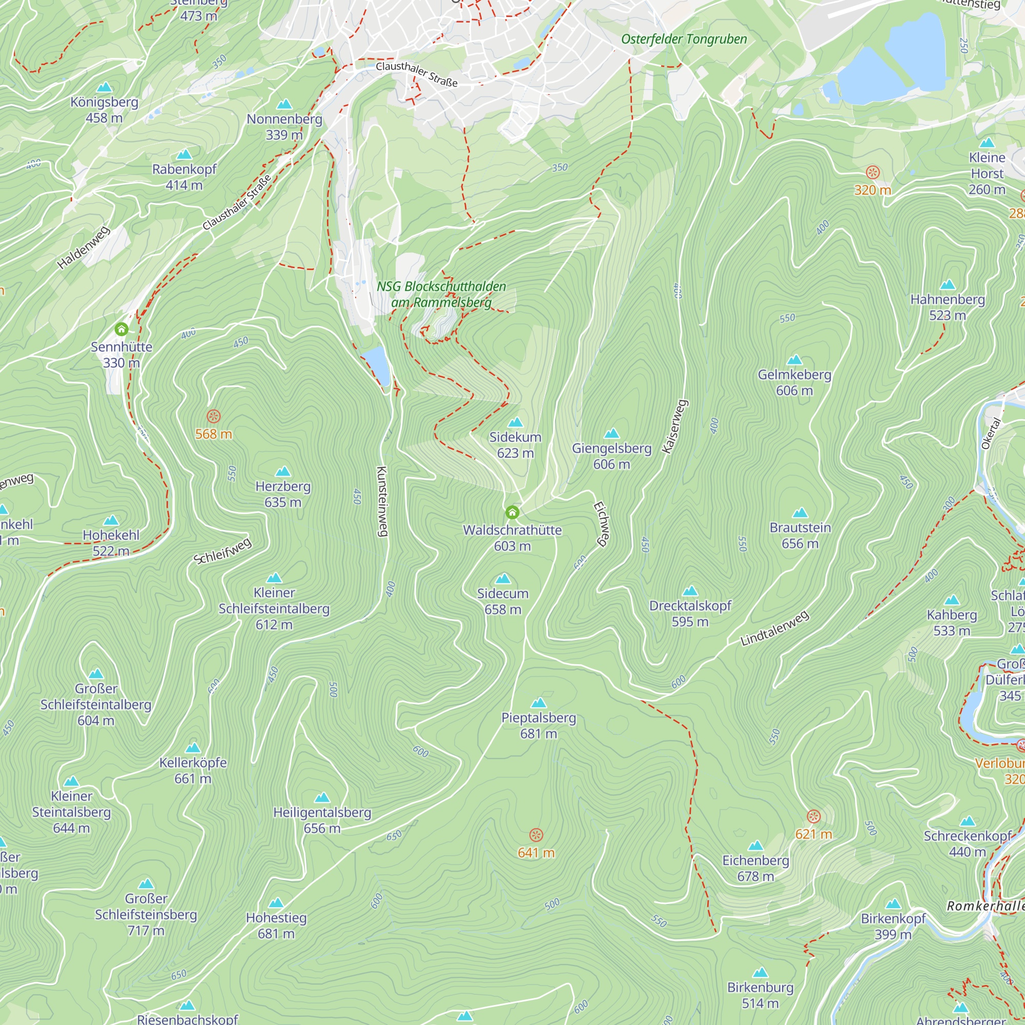 Waldschrathütte map