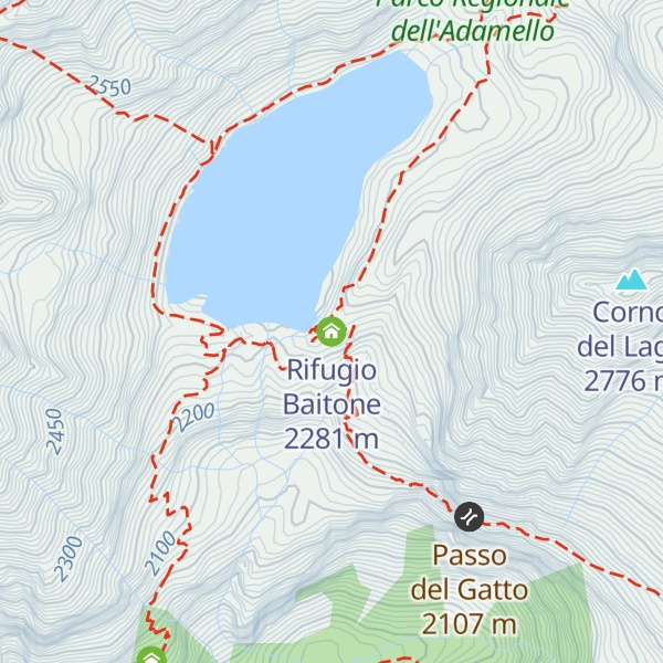 Map of Rifugio Baitone