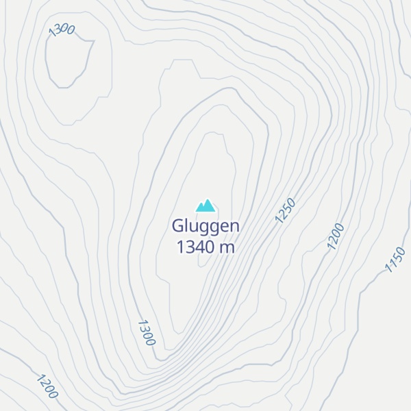 Map of Gluggen