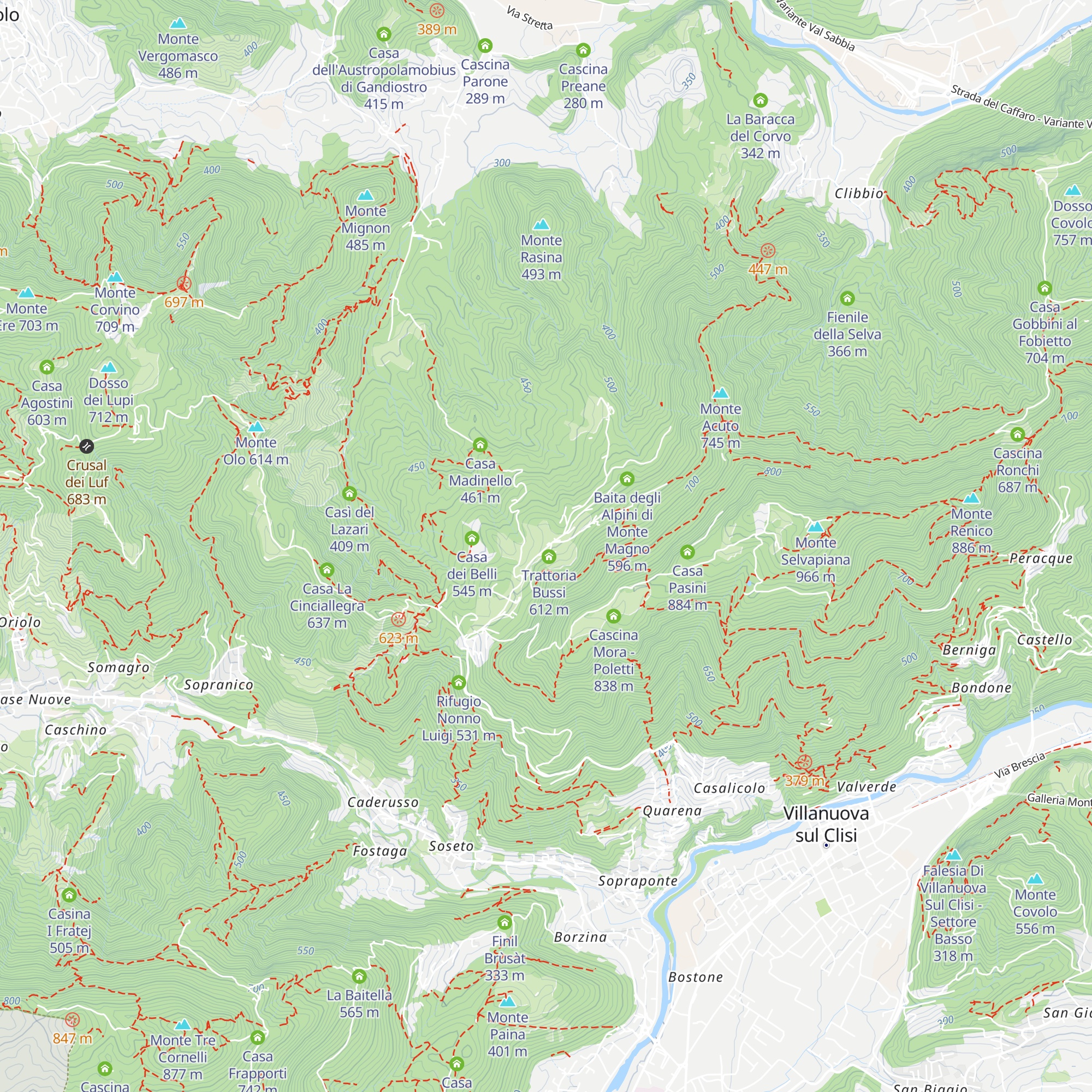 Villa Gmür map