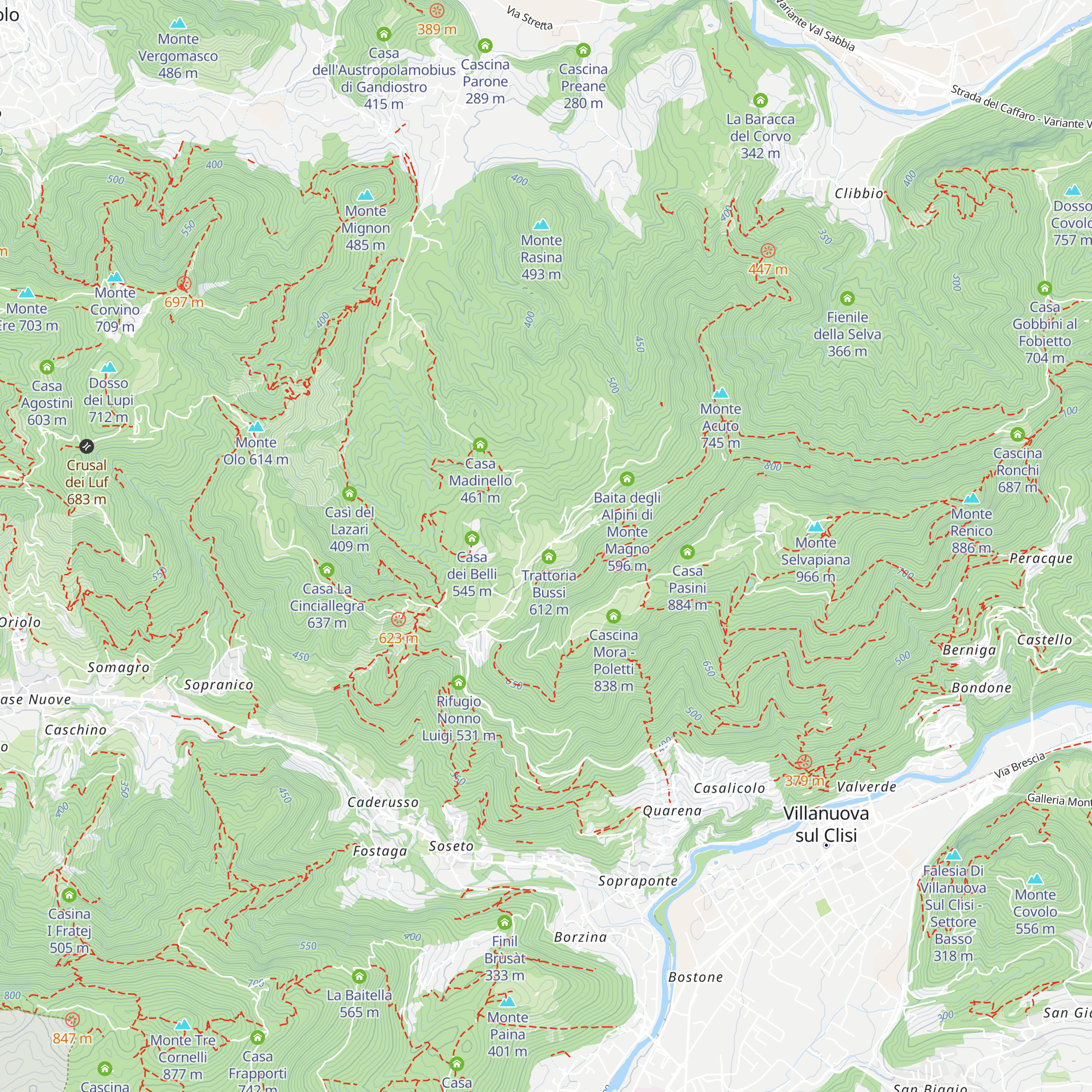 Villa Gmür map