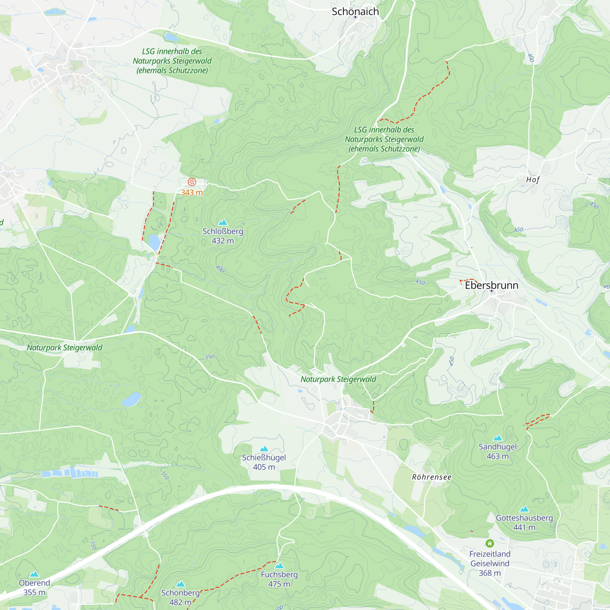 Trunkhütte map