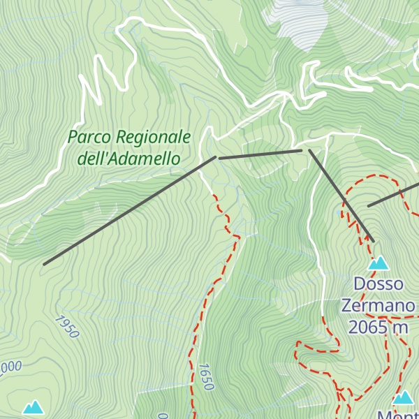 Map of Malga Gera Bassa