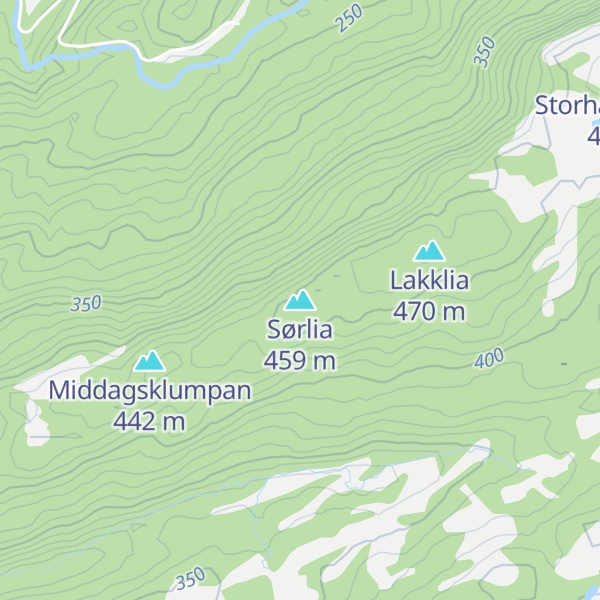 Map of Sørlia