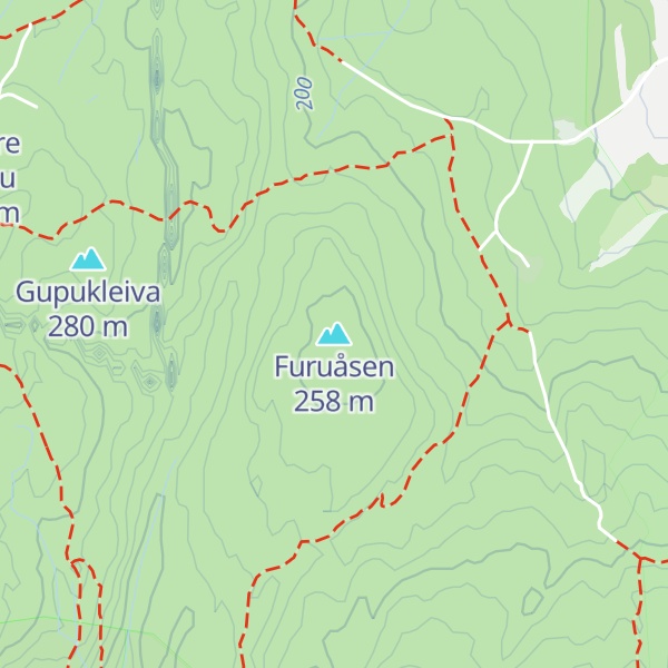 Map of Furuåsen