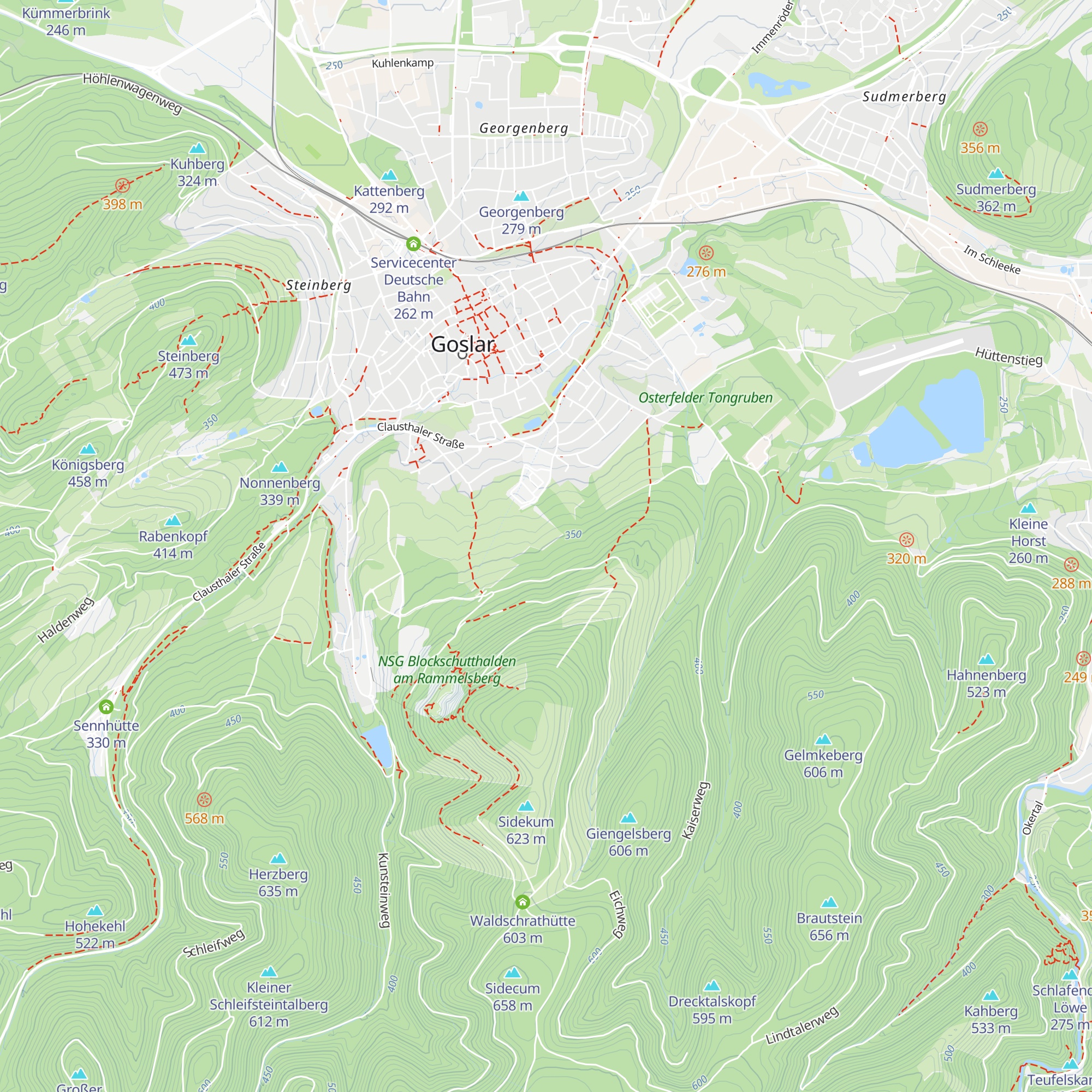 Wüstenrot-Hütte map