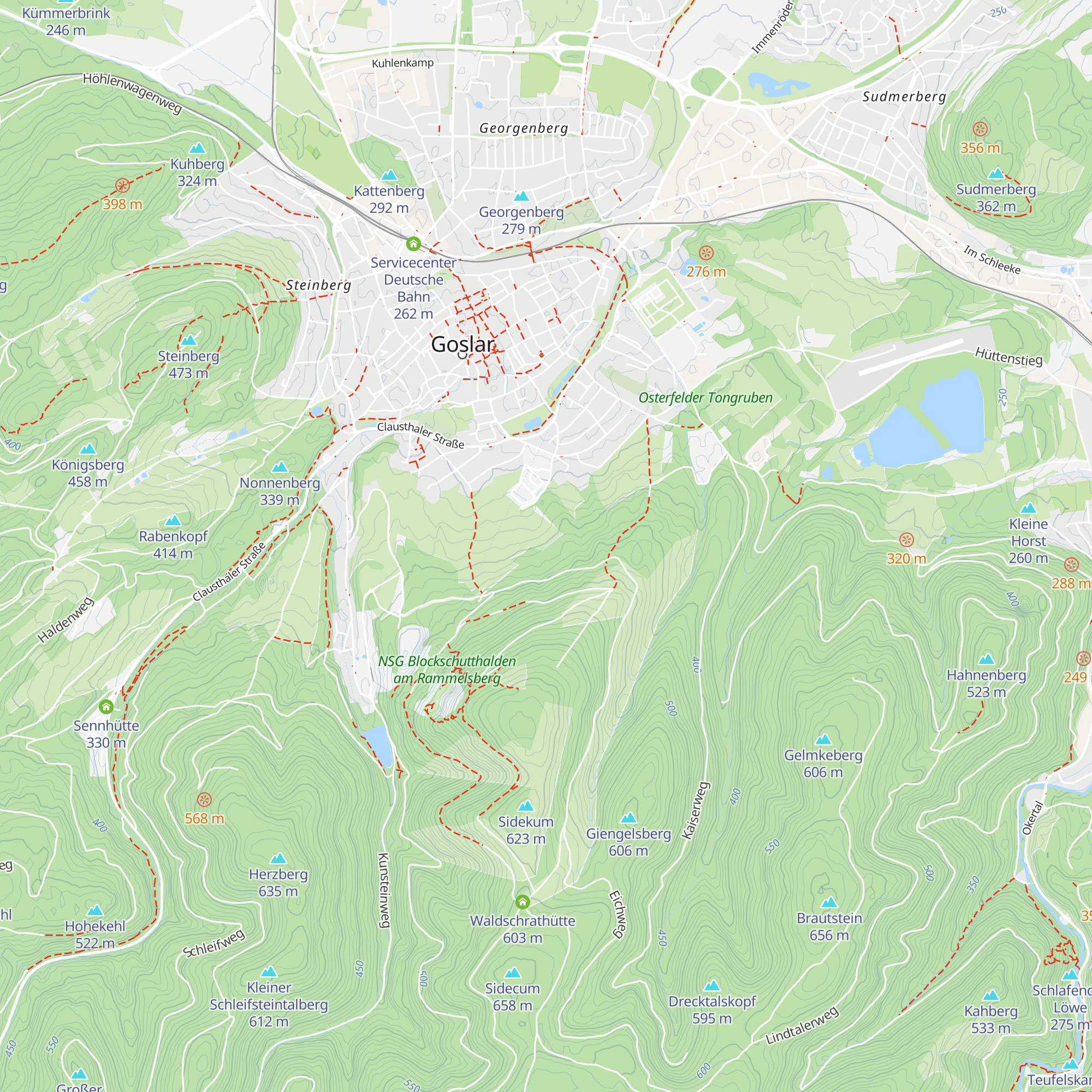 Wüstenrot-Hütte map