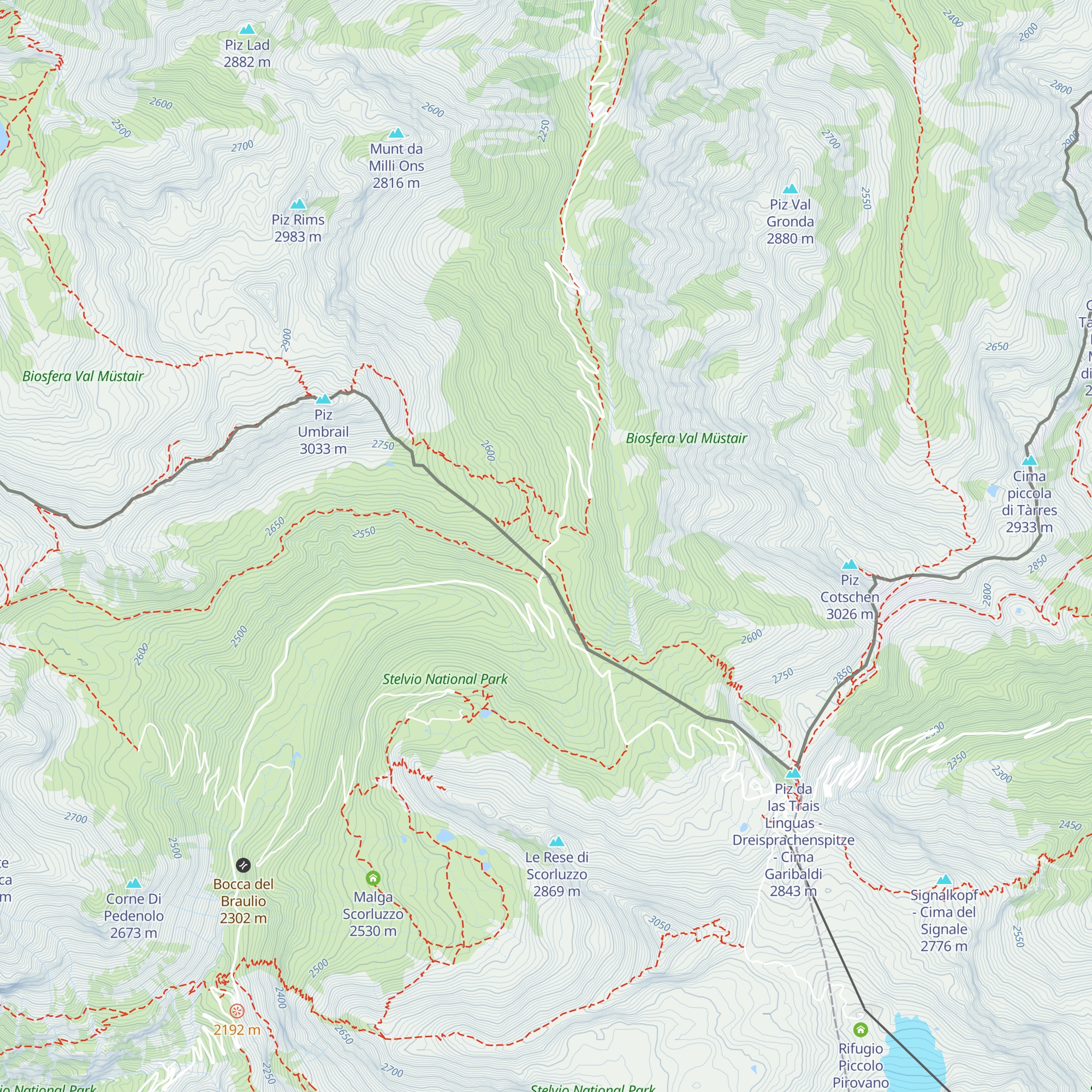 Berghaus Astras map