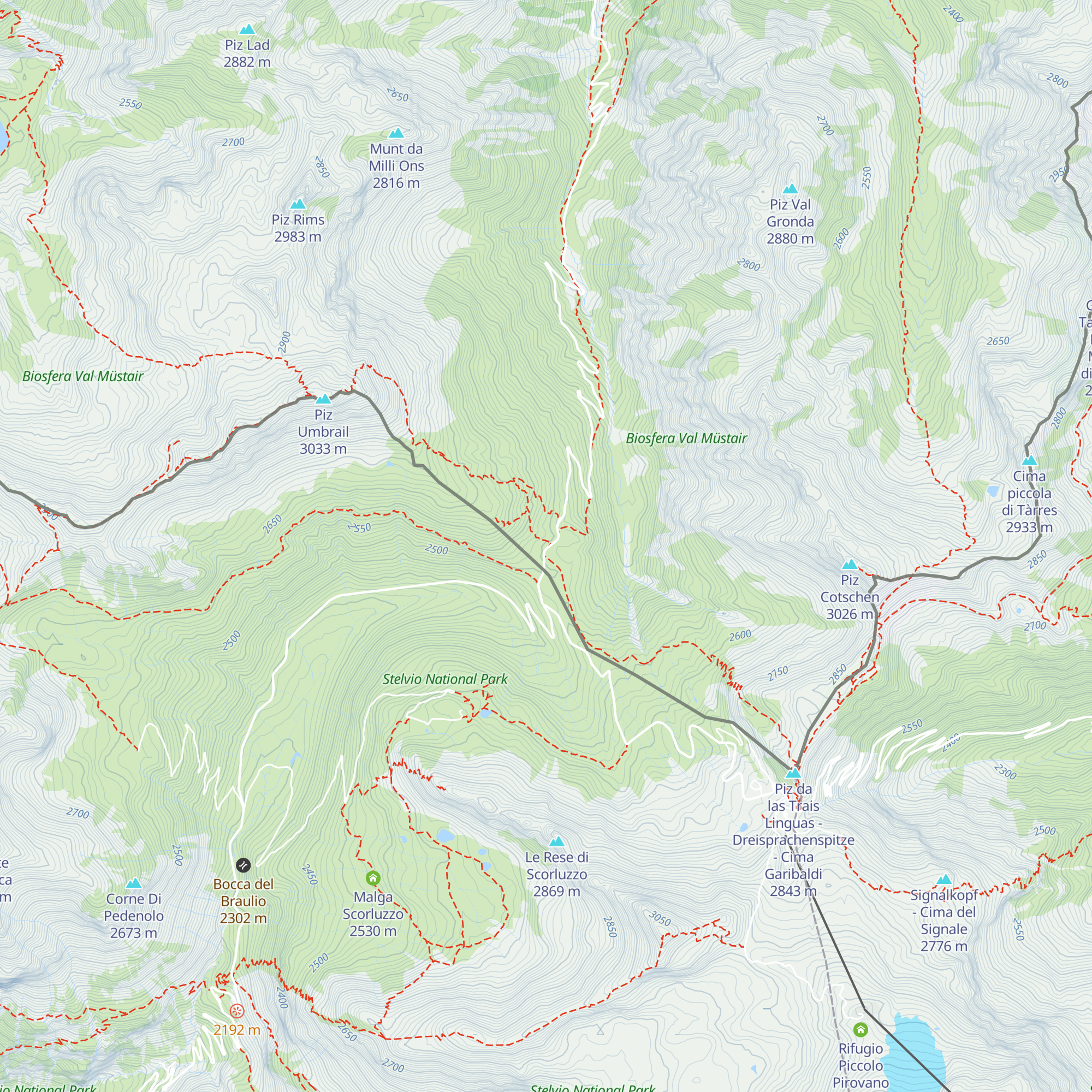 Berghaus Astras map