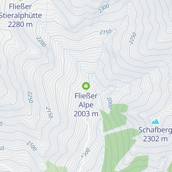 Map of Fließer Alpe