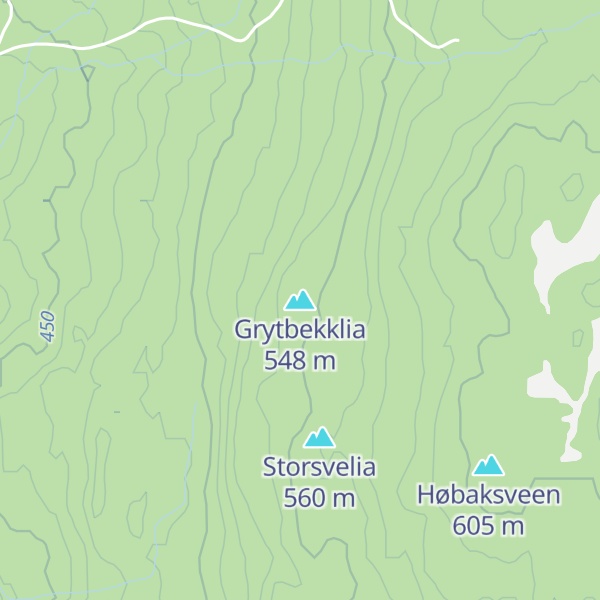 Map of Grytbekklia
