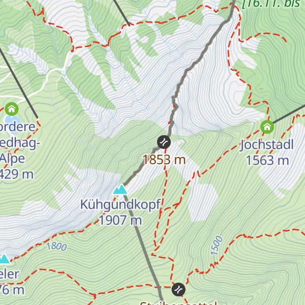 Map of Kühgundspitz