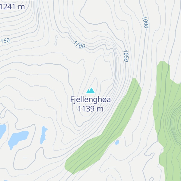 Map of Fjellenghøa