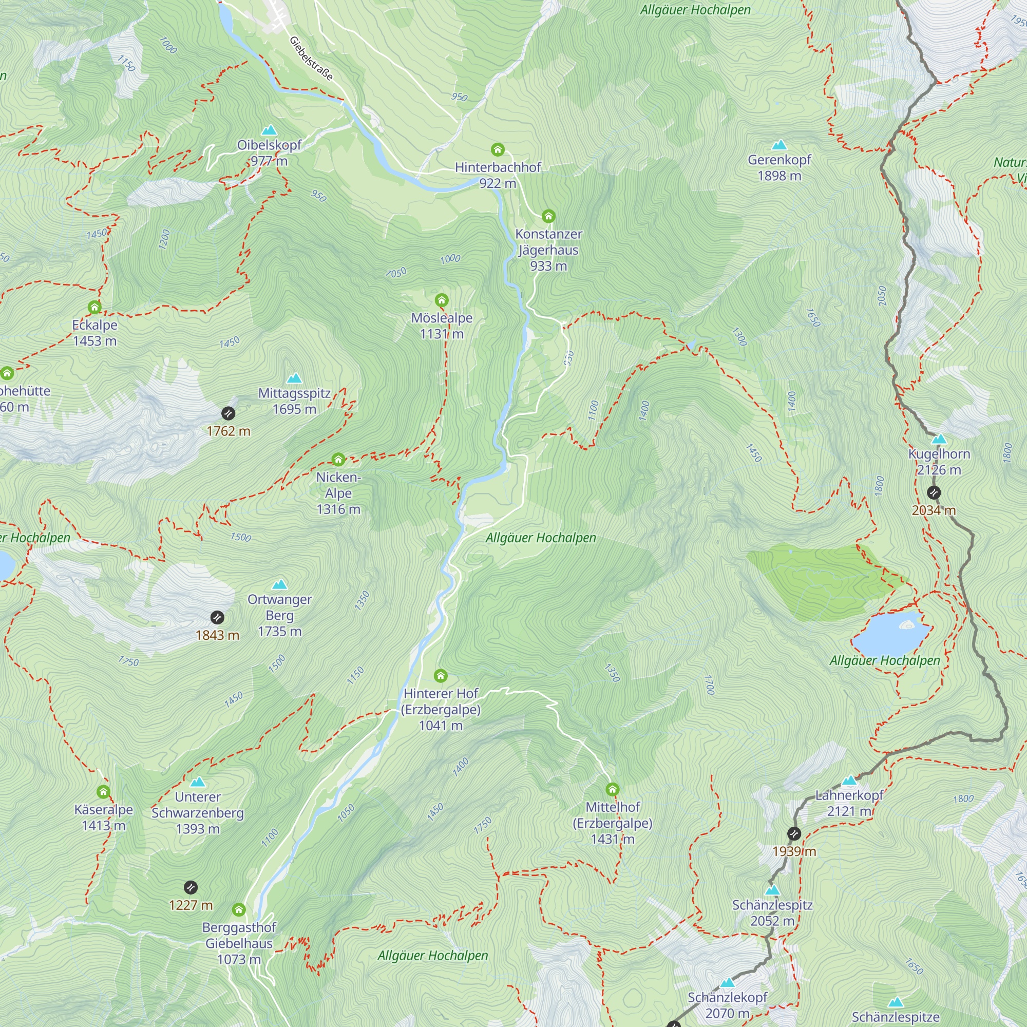 Vorderer Hof (Erzbergalpe) map