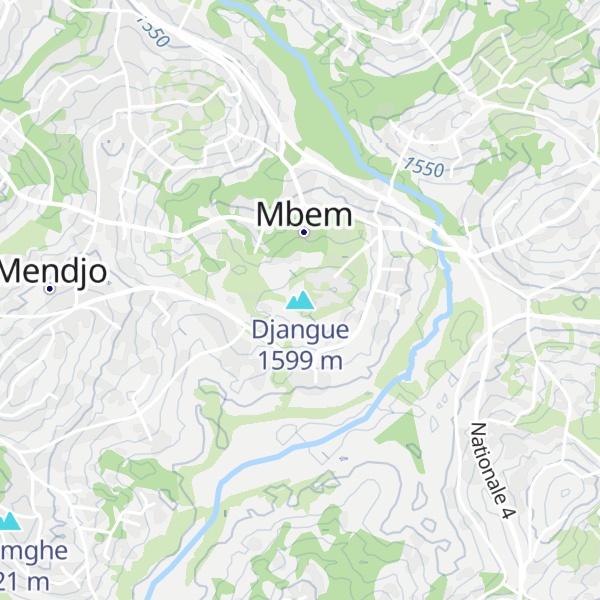 Map of Djangue