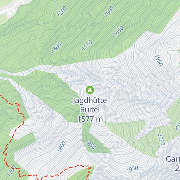 Map of Jagdhütte Ruitel