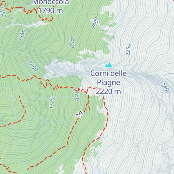 Map of Malga Listino