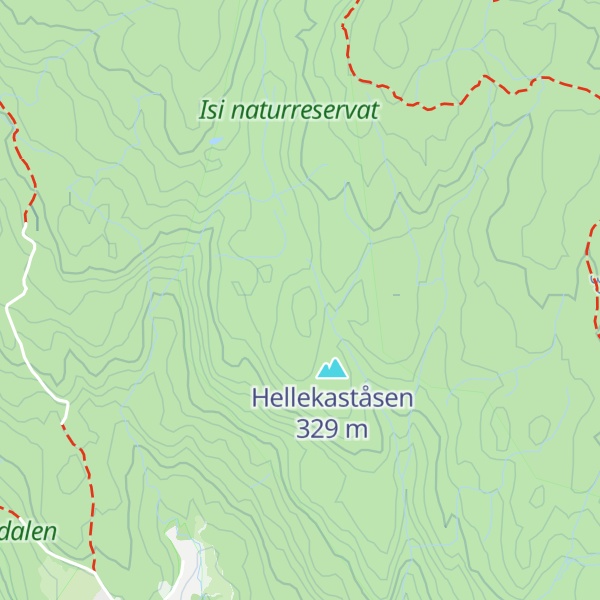 Map of Røstvetfjell