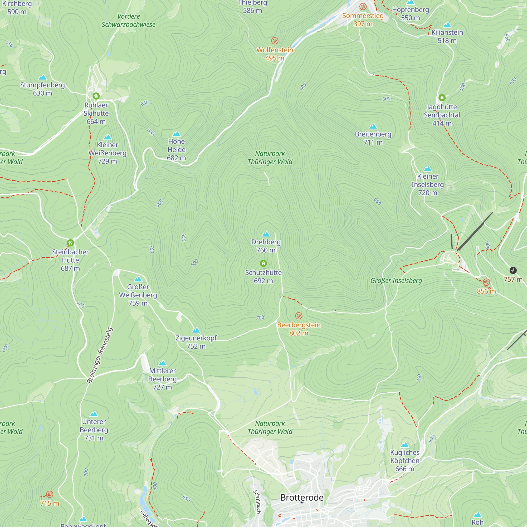Schutzhütte map