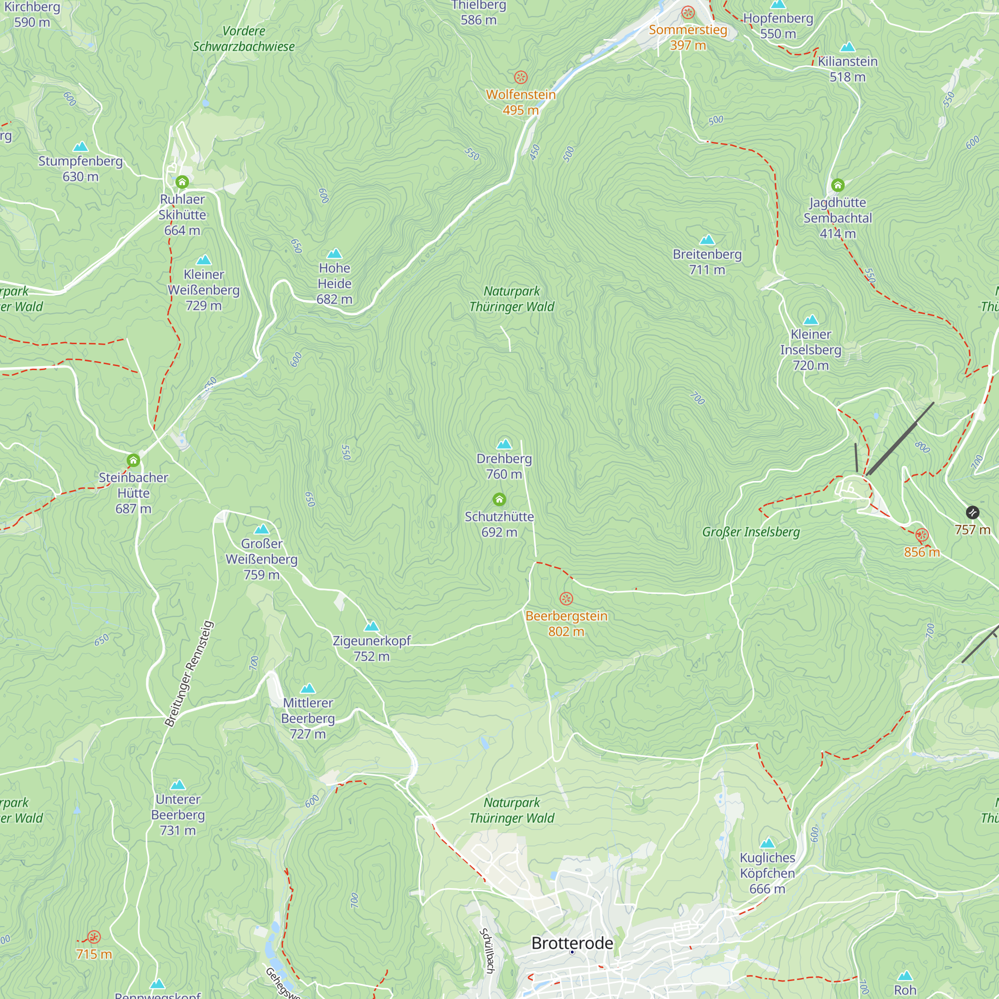 Schutzhütte map