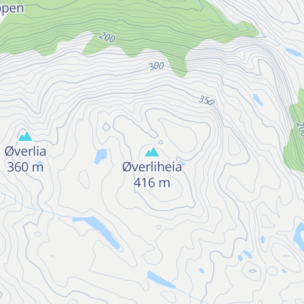 Map of Øverliheia