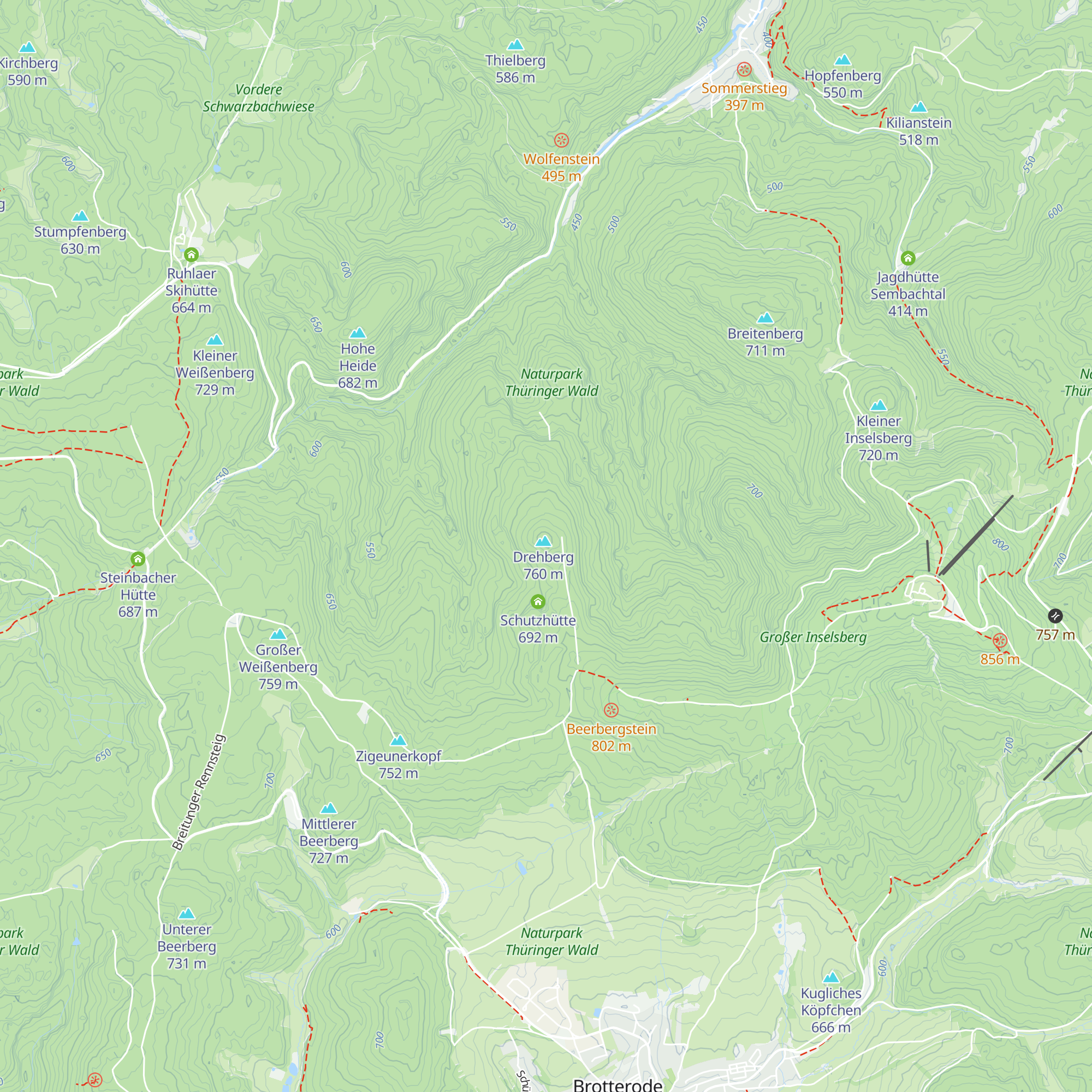 Drehberghütte (Jagdhaus) map