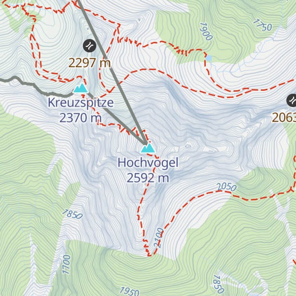 Map of Hochvogel