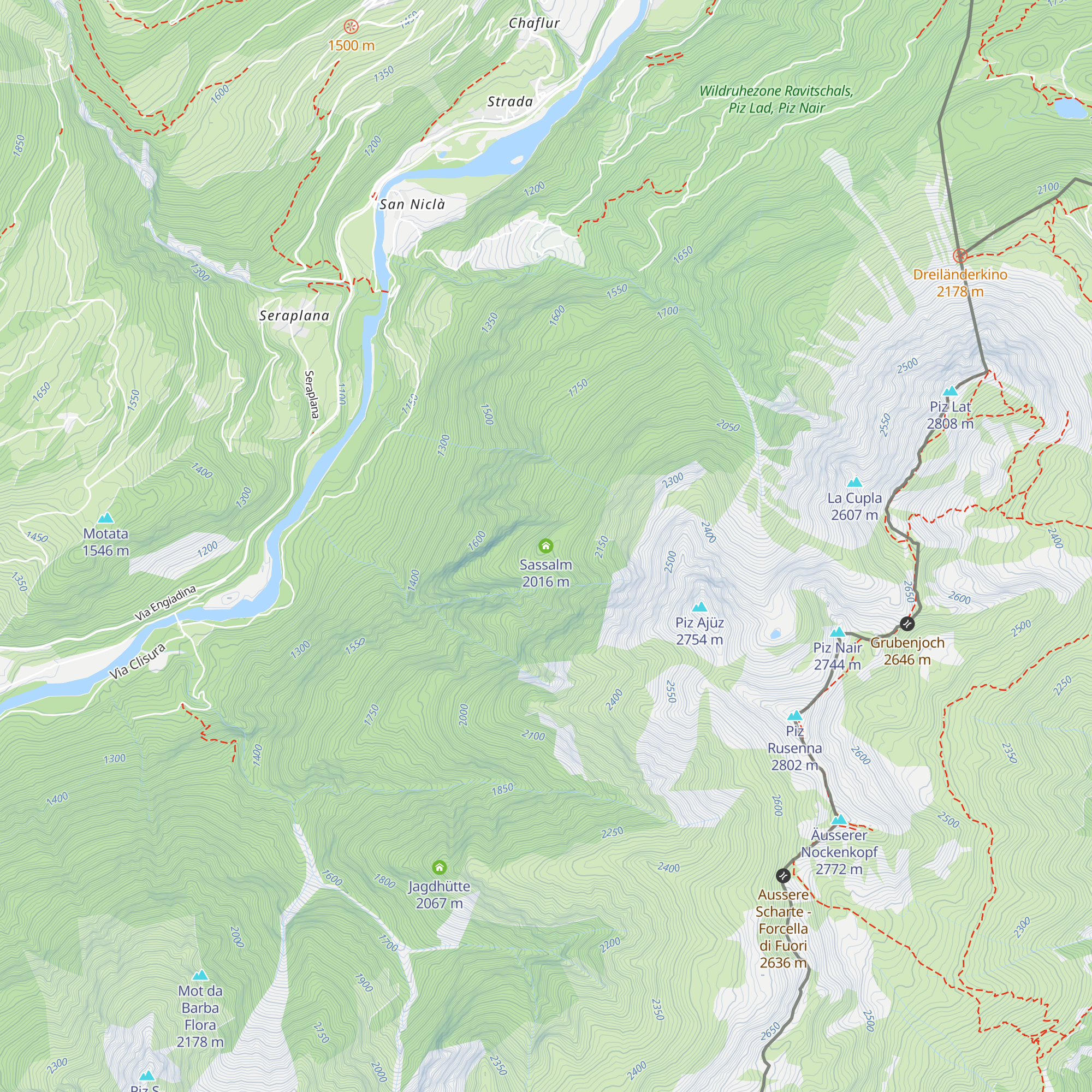 Sassalm map
