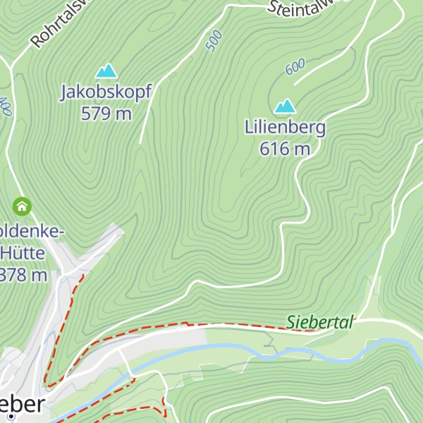 Map of Hans-Merkel-Hütte