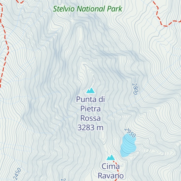 Map of Punta di Pietra Rossa