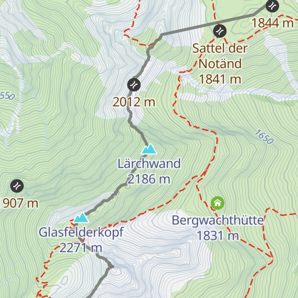 Map of Lärchwand