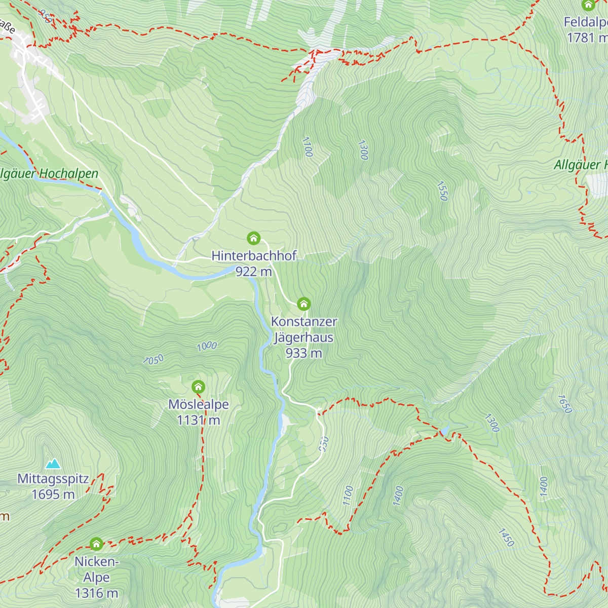Konstanzer Jägerhaus map