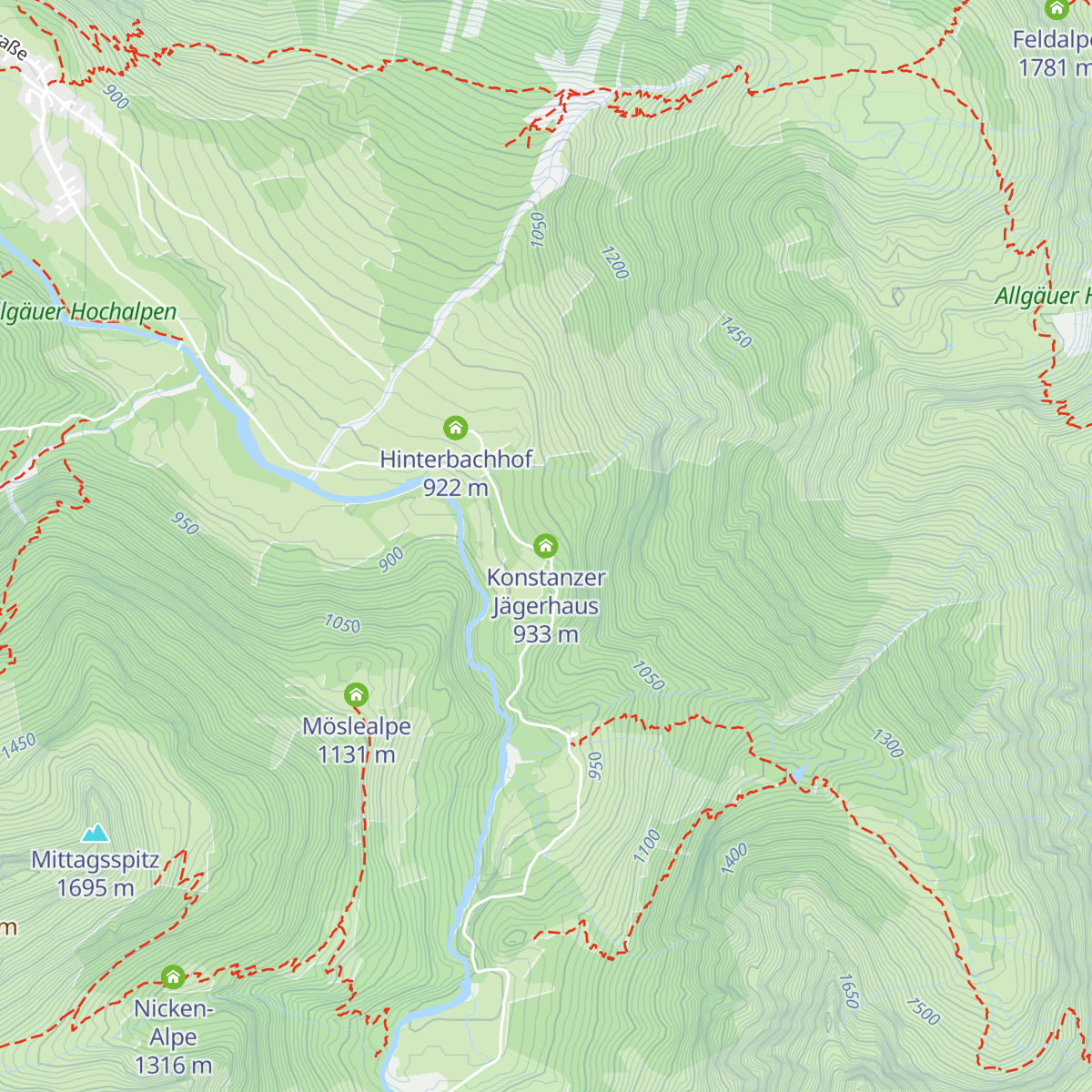 Konstanzer Jägerhaus map