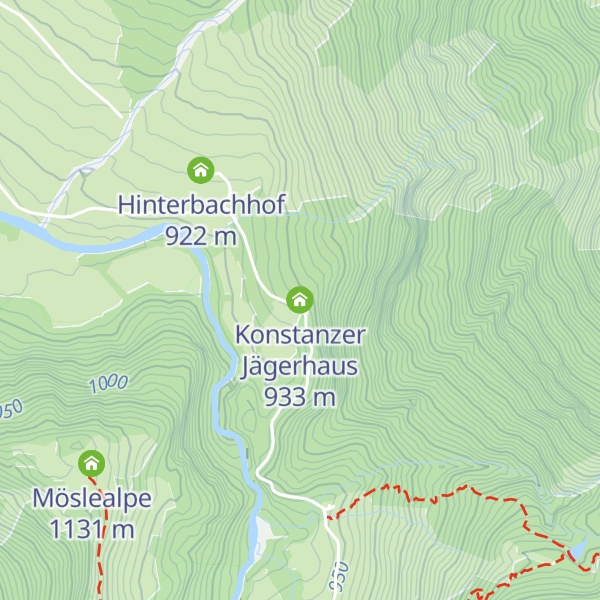 Map of Konstanzer Jägerhaus