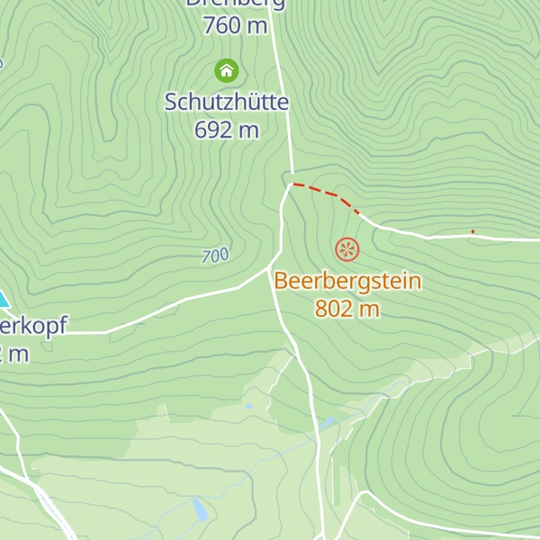 Map of Brotteroder Hütte