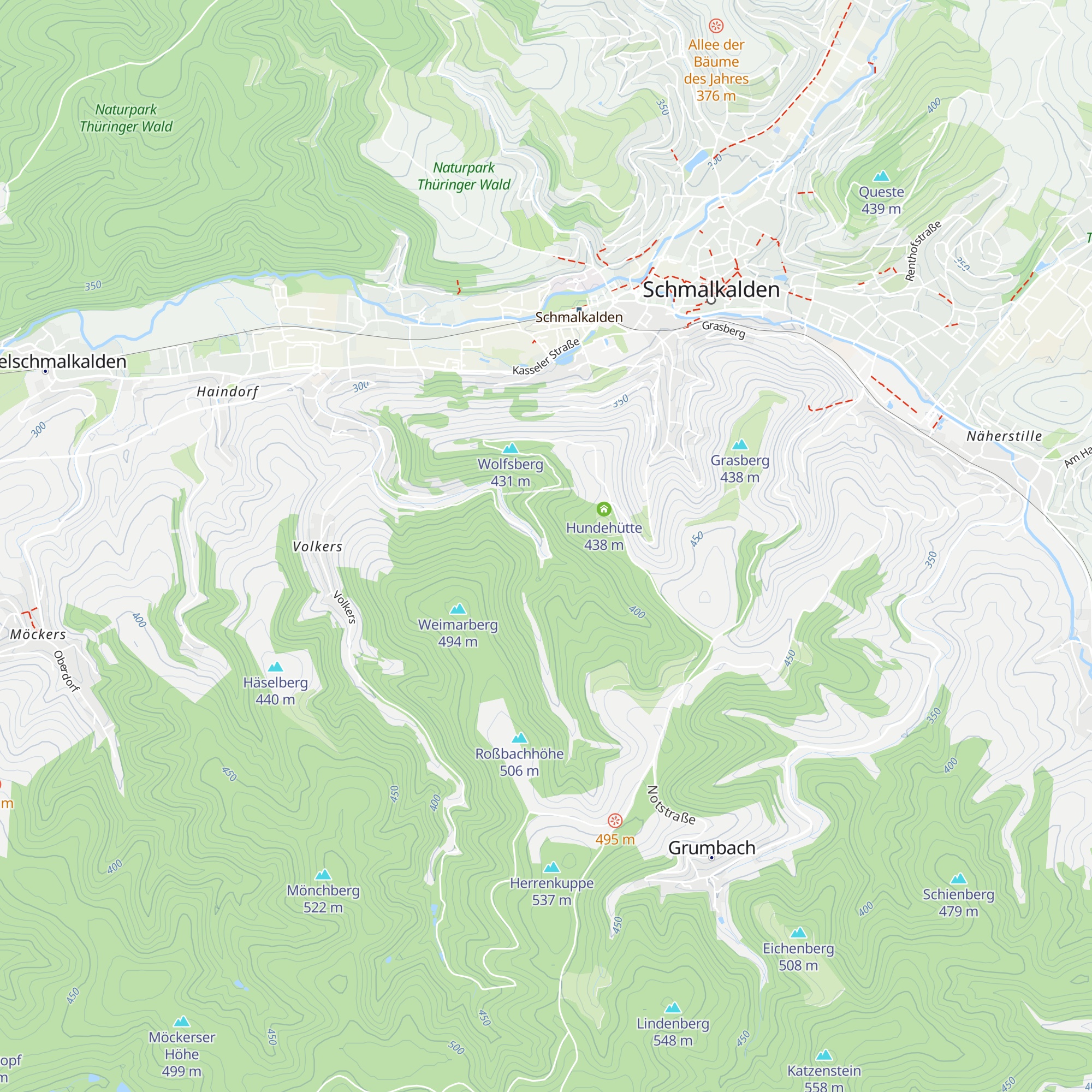 Rossbachhütte map