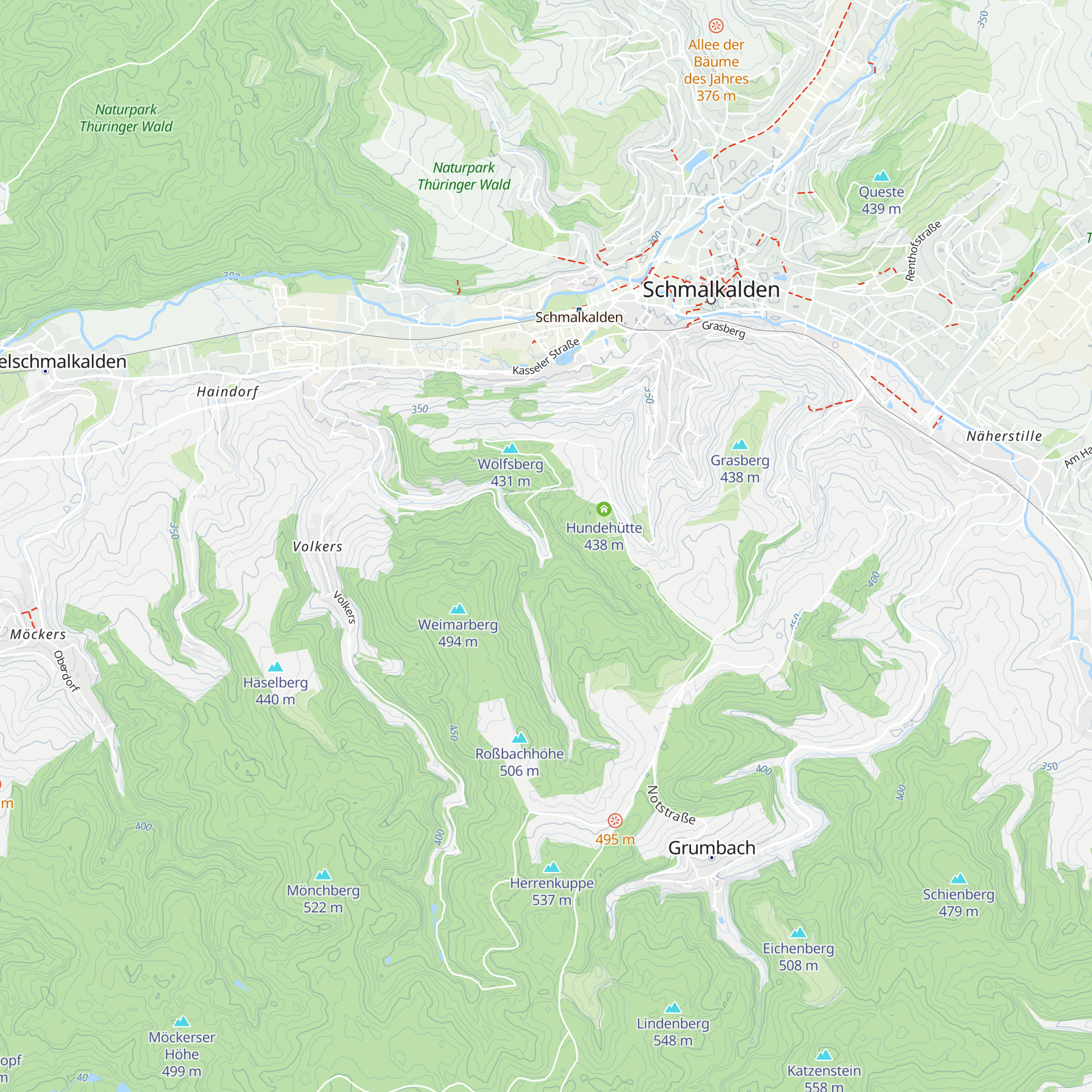 Rossbachhütte map