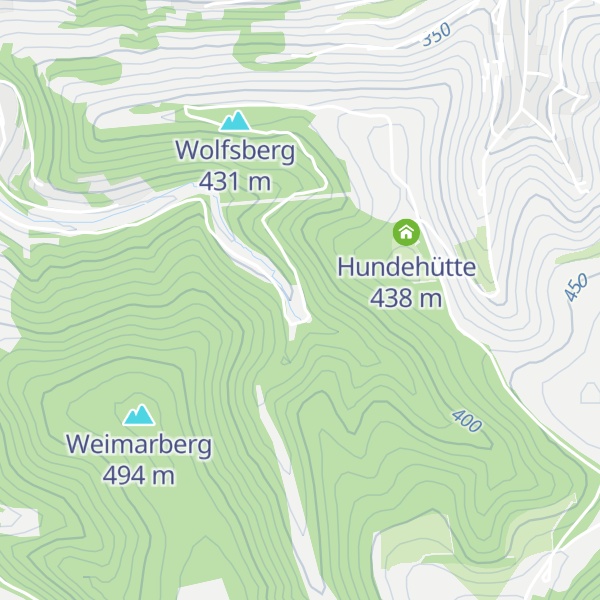 Map of Rossbachhütte