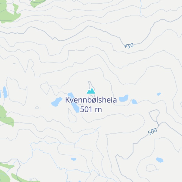 Map of Kvennbølsheia
