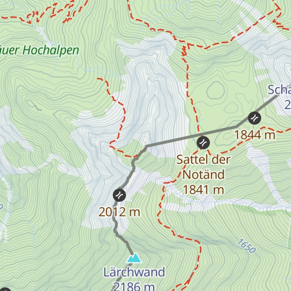 Map of Sattelkopf