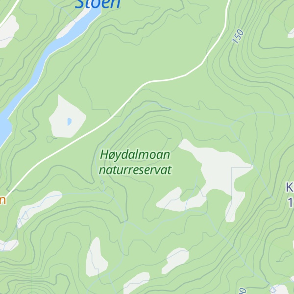 Map of Bukkastakkhaugen