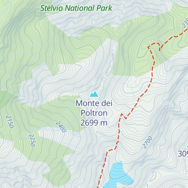 Map of Monte dei Poltron