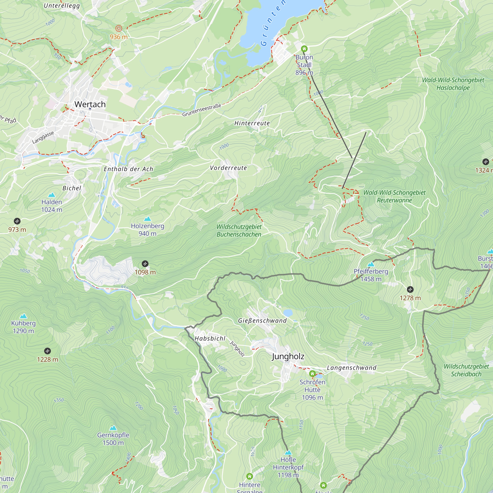 Hotel Alpenhof Reuterwanne map