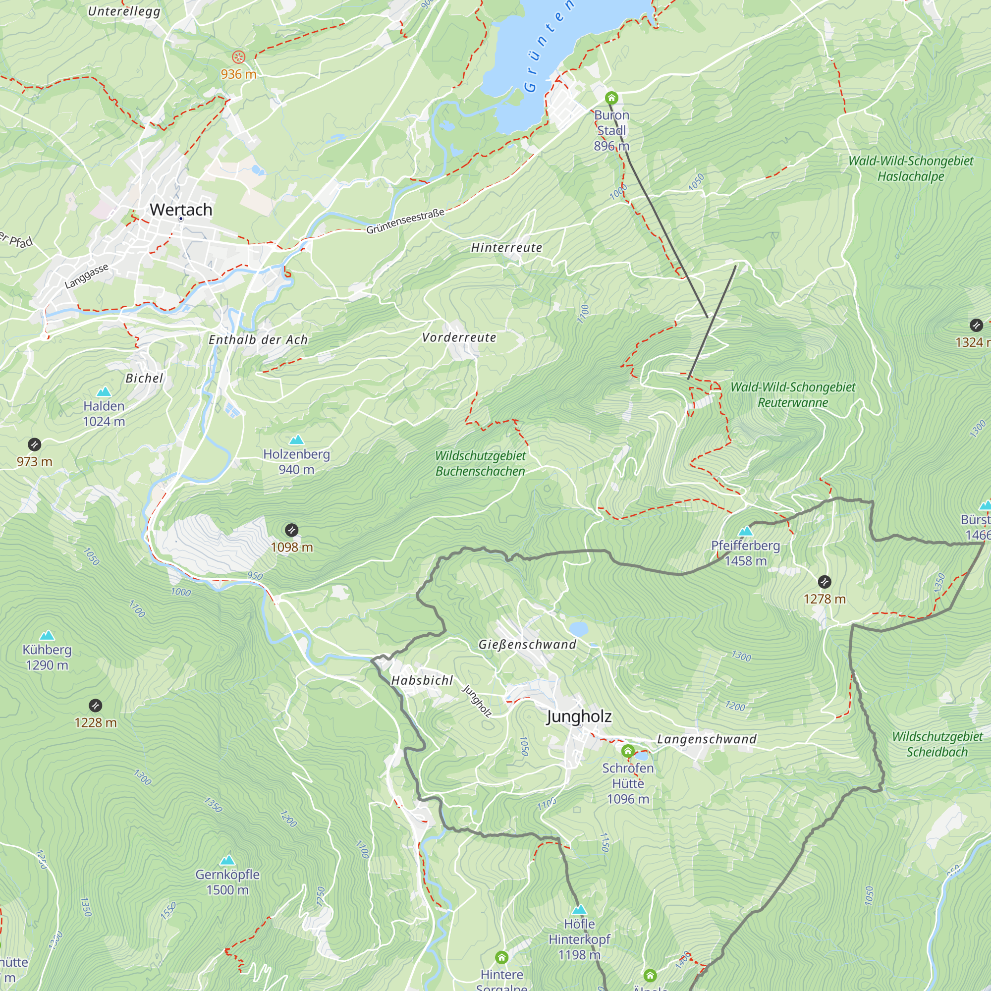 Hotel Alpenhof Reuterwanne map