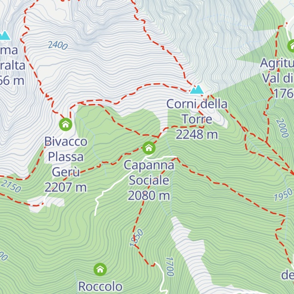 Map of Bivacco Case di Bles