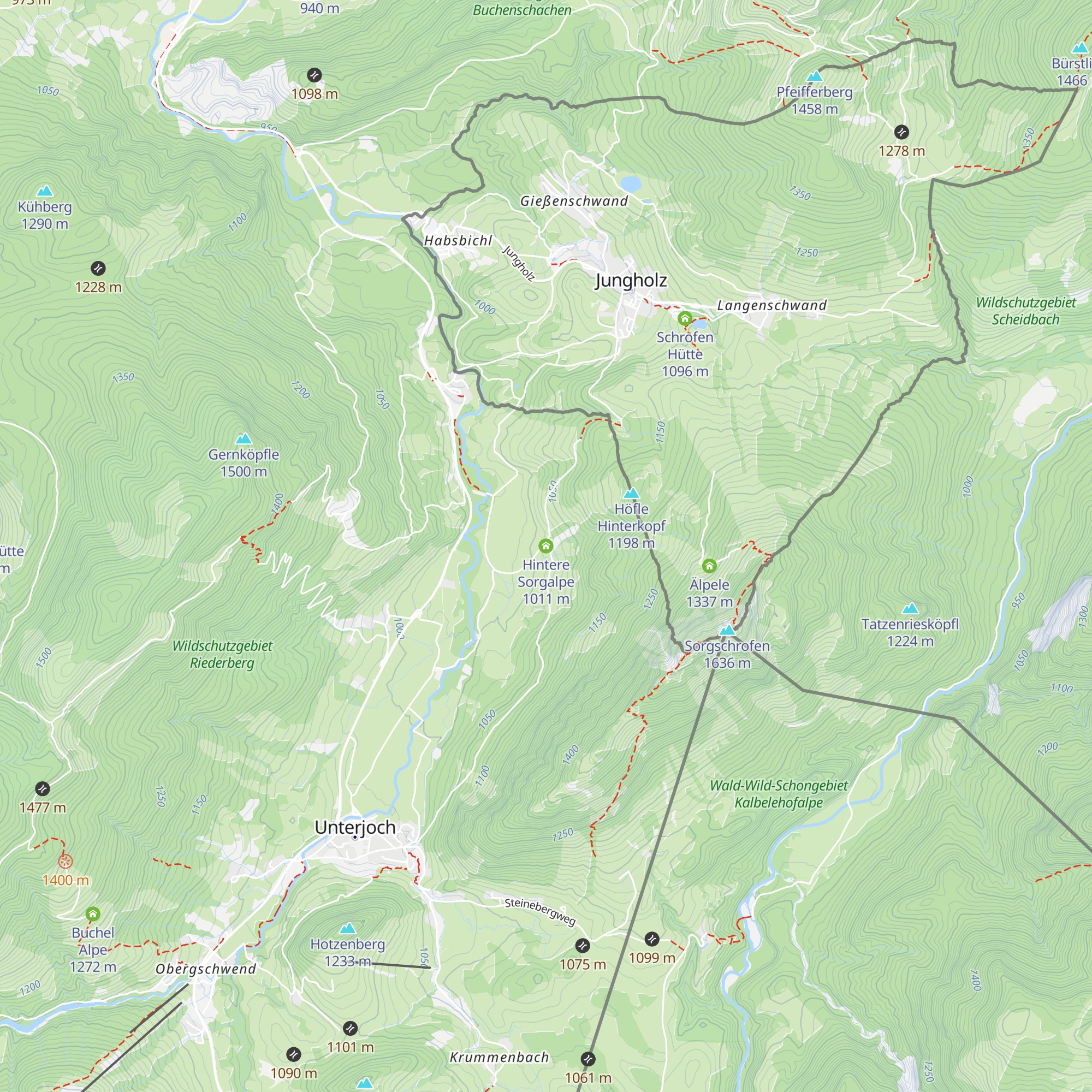 Hintere Sorgalpe map