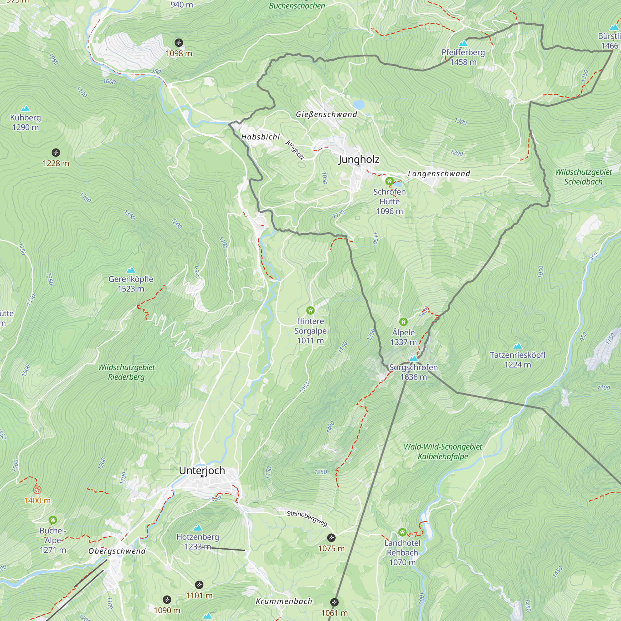 Hintere Sorgalpe map