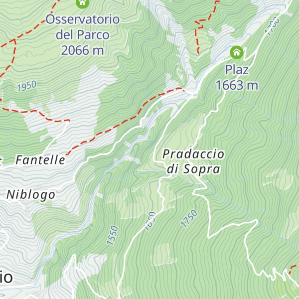 Map of Val Zebru